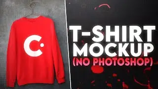 HOW TO MAKE A T-SHIRT MOCKUP WITHOUT PHOTOSHOP! (Placeit.net) *FREE*
