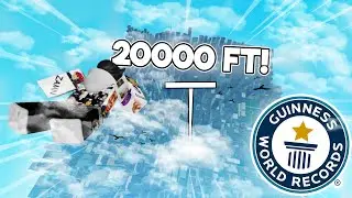 BREAKING 10 ROBLOX PARKOUR WORLD RECORDS! (KINDA)