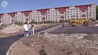 В Оби завершается благоустройство нового парка