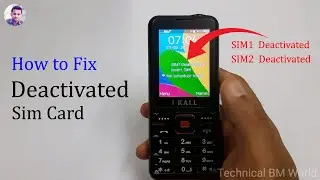 i Kall Mobile sim Deactivated - i Kall K37 sim Deactivated - Sim Deactivated Problem