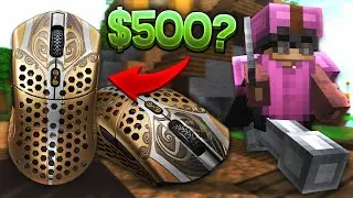 Using a $500 Mouse for Bedwars & PvP! Finalmouse Starlight 12 Medium Review (ft. 