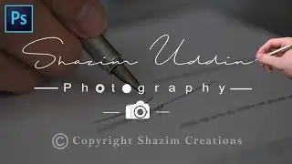 How to Make a Digital Signature in Photoshop  || Create Own Signature Logo For Photography