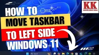 How to Move the Taskbar Icons to the Left on Windows 11 || How to Move Your Taskbar in Windows 11