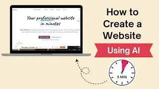 How To Create A Website in 5 Minutes For FREE | FREE AI Website Builder