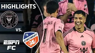 2 EARLY GOALS FROM SUAREZ 🙌 Inter Miami vs. FC Cincinnati | MLS Highlights | ESPN FC