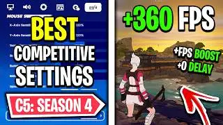 Fortnite Season 4 Competitive Settings Guide 🔧 (FPS Boost + 0 Input Delay)