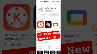 yt create appyoutube new update 2023 #shorts
