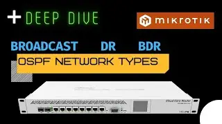 OSPF Network Types: Broadcast - Mikrotik RouterOS v7