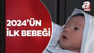 Deprem bölgesinde yeni yılın ilk bebeği Muhammed Talha dünyaya geldi | A Haber