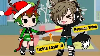 I tickled Cameron with a Tickle Laser✨ •Gacha Club Tickle Video•