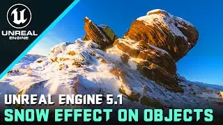 UNREAL SECRET: Learn How to Make Objects Snow in UE 5.1!