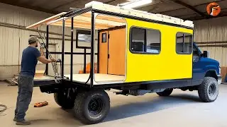 Man Turns $2500 Truck Into Amazing Camper | Build by 
