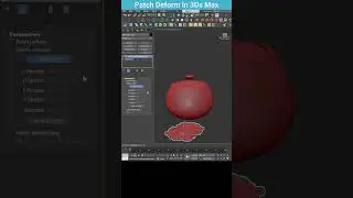 Effortlessly Overlay Relief Objects on Curved Surfaces in 3ds Max #shorts #patchdeform