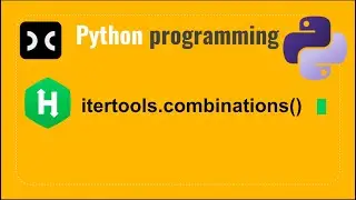 combinations() | Hackerrank | Python | itertools.combinations | Programming | Coding