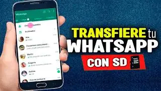 Como pasar WhatsApp a otro celular sin perder conversaciones con tu tarjeta SD|2024-2025-2026