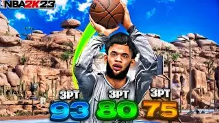 BEST JUMPSHOTS for EVERY THREE POINT RATING + HEIGHT in NBA 2K23! BEST SHOOTING BADGES TIPS & MORE!