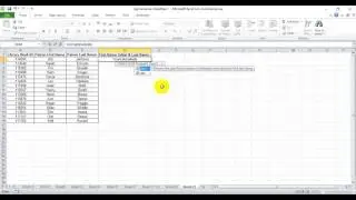 First Name Initial and Last Name in Same Cell