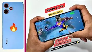 Redmi 12 5G Pubg Test, Heating and Battery Test After All Update 2024😍  | Gyroscope Fix? | Hindi |