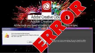How to fix Adobe Creative Cloud 207 / update Error on Windows