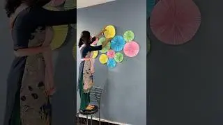 Vibrant Wall Decor made from using Paper 