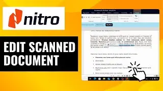 How To Edit Scanned Document in Nitro PDF | Complete OCR Tutorial