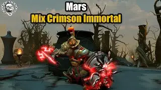 Mars Review Crimson Mix set Immortal  Dota 2 (God's Mercy Witness/Progenitor's Bane) of the Crimson