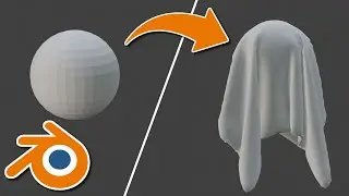 How to do cloth simulations in Blender | Beginner tutorial