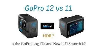 GoPro Hero 12 vs 11, LOG file / GoPro LUTS / HDR / Is it worth it? 