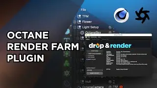 How to Render with Octane on a Render Farm - Cinema 4d | Drop & Render