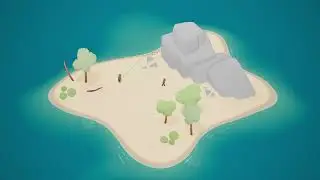 Tiny island thing - reflections - UE5