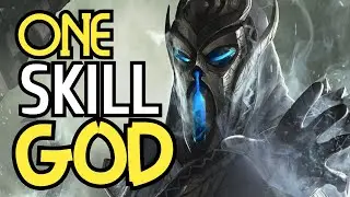 UNBELIEVABLE! ESO Solo Magicka Warden ONE SKILL GOD ❄  ICE STORM ❄ Flames Of Ambition DLC