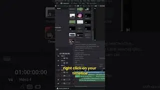 Change Davinci Resolve Timecode Beginning from 1 hour to 0