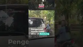 Ludahi Mobil Orang lalu Mundur Tabrak Bemper