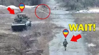 Raid: Russian Fpv Drone Ambushes Huge Ukrainian Tank Convoy