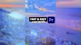 Blur Sides of Vertical Video in Premiere Pro! Easy Tutorial