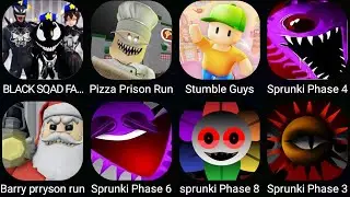 👻 BLACK SQAD FAMILY PRISON RUN,SPRUNKI PHASE 4,Papa Pizza's Pizzeria!STUMBLE GUYS,SPRUNKI MOD...