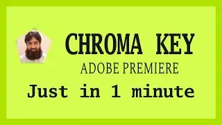 Chroma key in premiere pro | ultra key premiere cc | remove green screen subscribe Button