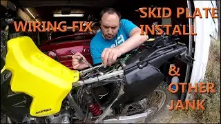 Fixing Starting Issues, Installing Skid Plate, and other Jank on our DR-Z400 [DRZ Episode 4]