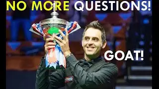 The Day Ronnie Became GOAT! Absolutely Magnificent! World Championship 2022!