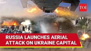 Explosions Rock Kyiv; Russia Bombards Ukraine Capital | Missiles Target Airfield | Watch