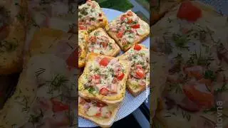 Пицца-бутерброды! Очень вкусный и простой 