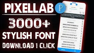 3000 fonts for pixellab 2024 | Stylish english fonts pack download | pixellab Font Download 2024