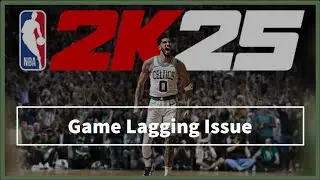 NBA 2K25 game Lagging Issue