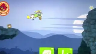 Bad Piggies: Flight In The Night Level 4-26