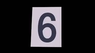 0 to 9 Paper Numbers Green Screen VFX FX Effects No Copyright Video Download