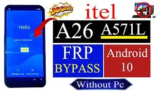 Itel A571L A26 Frp Bypass itel A26 A571l Reset Google id Itel A26 Google Account Bypass Without Pc