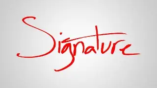 Create a Signature Watermark | Photoshop