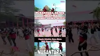 NUSANTARA REMIX || LINE DANCE || CHOREO DENKA NDOLU ||  #sma1bitung #denkalinedance