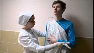 Косыночная повязка, поддерживающая верхнюю конечность