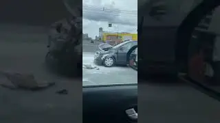 Жесть 😨 Фокус протаранил в лоб грузовик на Богатырском проспекте. ДТП Санкт-Петербург